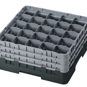 Cambro Camrack® 9-Fächer – Spülkorb Mit 3 Extender 500 X 500 X 225 Mm, 1 Stück Im Karton – 9S638110 17