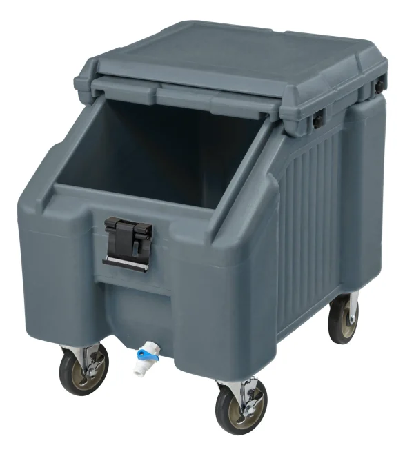 Cambro Slidinglid® Eiswürfelwagen Für 46Kg, Granitgrau , 1 Stück Im Karton – ICS100L191 1