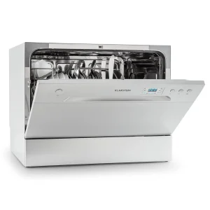 Klarstein Lagoona Geschirrspülmaschine 1380W 6,5L 6 Gedecke Touch Weiß 17