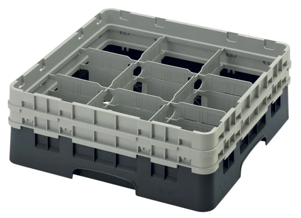 Cambro Camrack® 16-Fächer – Spülkorb Mit 2 Extender 500 X 500 X 184 Mm, 1 Stück Im Karton – 16S534110 4