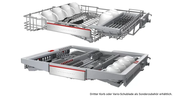 Null Bosch Serie 4 SMV4HBX40E Vollintegrierter Geschirrspüler 60 Cm Breit; 81,5 Cm Hoch 7