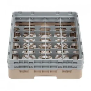 Cambro Gläserspülkorb Beige Mit 25 Fächern Max Glashöhe 17,4cm. Dieser Gläserspülkorb Bietet 19