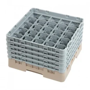 Cambro Gläserspülkorb Beige Mit 25 Fächern Max Glashöhe 25,7cm. Dieser Gläserspülkorb Bietet 21