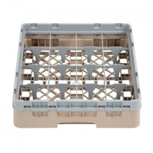 Cambro Gläserspülkorb Beige Mit 25 Fächern Max Glashöhe 9,2cm. Dieser Gläserspülkorb Bietet 13