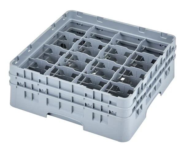 Cambro Camrack® 9-Fächer – Spülkorb Mit 6 Extender 500 X 500 X 349 Mm, 1 Stück Im Karton – 9S1114110 6