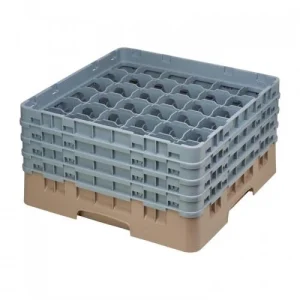 Cambro Gläserspülkorb Beige Mit 25 Fächern Max Glashöhe 21,5cm. Dieser Gläserspülkorb Bietet 11