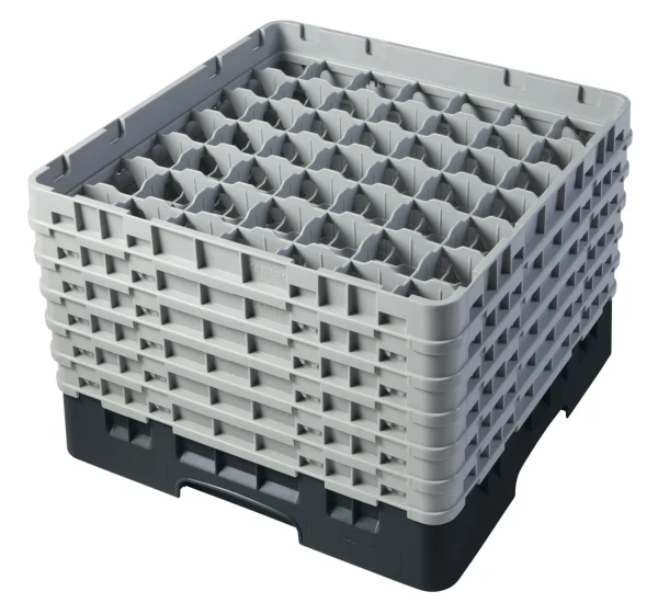 Cambro Camrack® 49-Fächer – Spülkorb Mit 6 Extender 500 X 500 X 349 Mm, 1 Stück Im Karton – 49S1114110 1