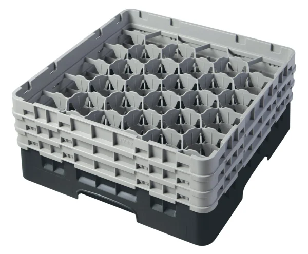 Cambro Camrack® 30-Fächer – Spülkorb Mit 3 Extender 500 X 500 X 225 Mm, 1 Stück Im Karton – 30S638110 1