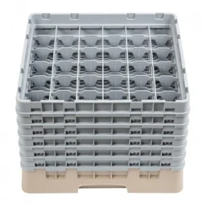 Cambro Gläserspülkorb Beige Mit 25 Fächern Max Glashöhe 29,8cm. Dieser Gläserspülkorb Bietet 15